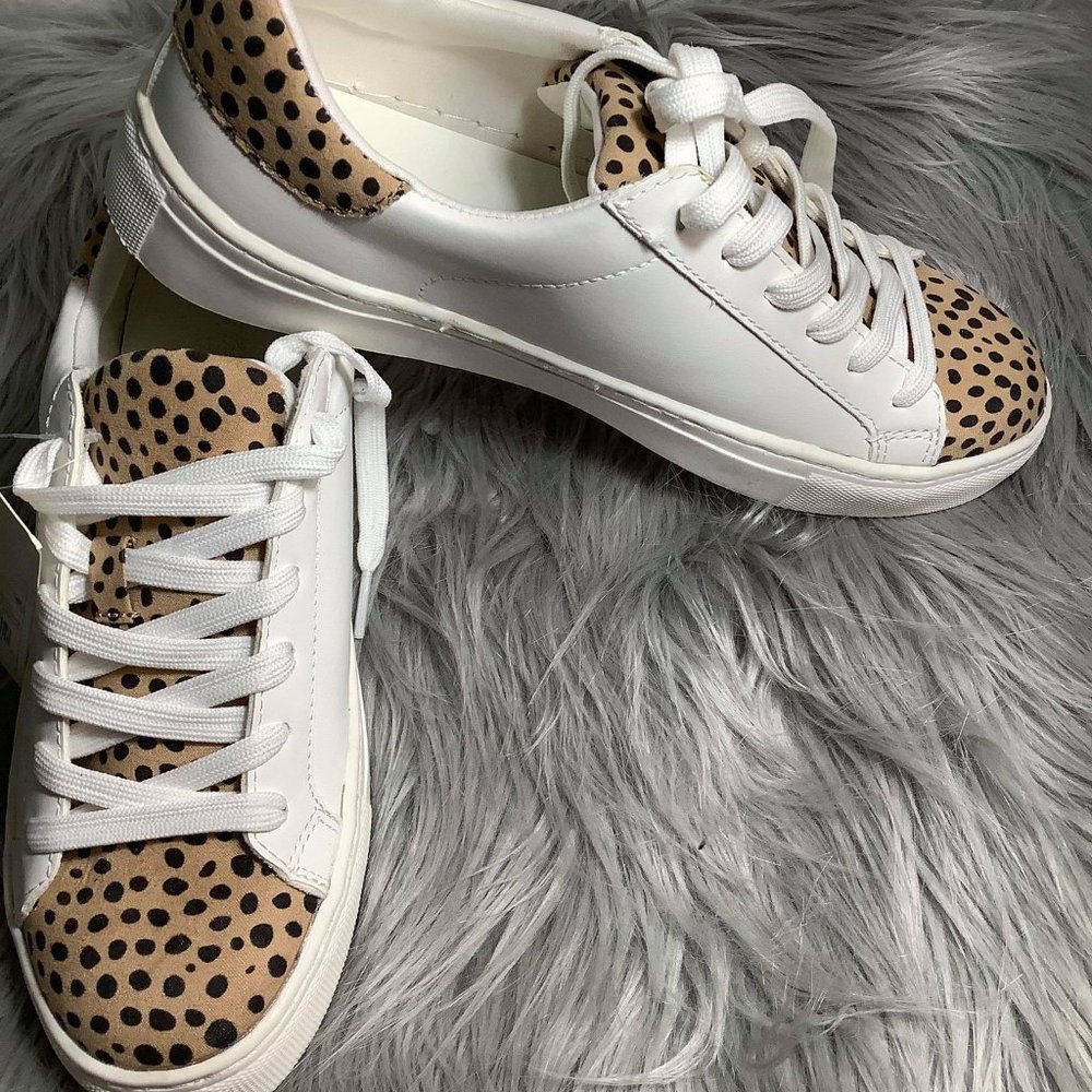 Women's Cadey Lace-Up Sneakers - Cheetah - Picture 2 of 5